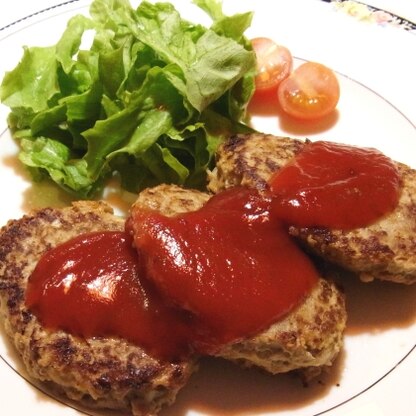 豚肉で作りました。シャキシャキの蓮根の食感がよく、とってもおいしかったです。甘めのソースもおいしかったです＾＾ごちそうさまでした～♪